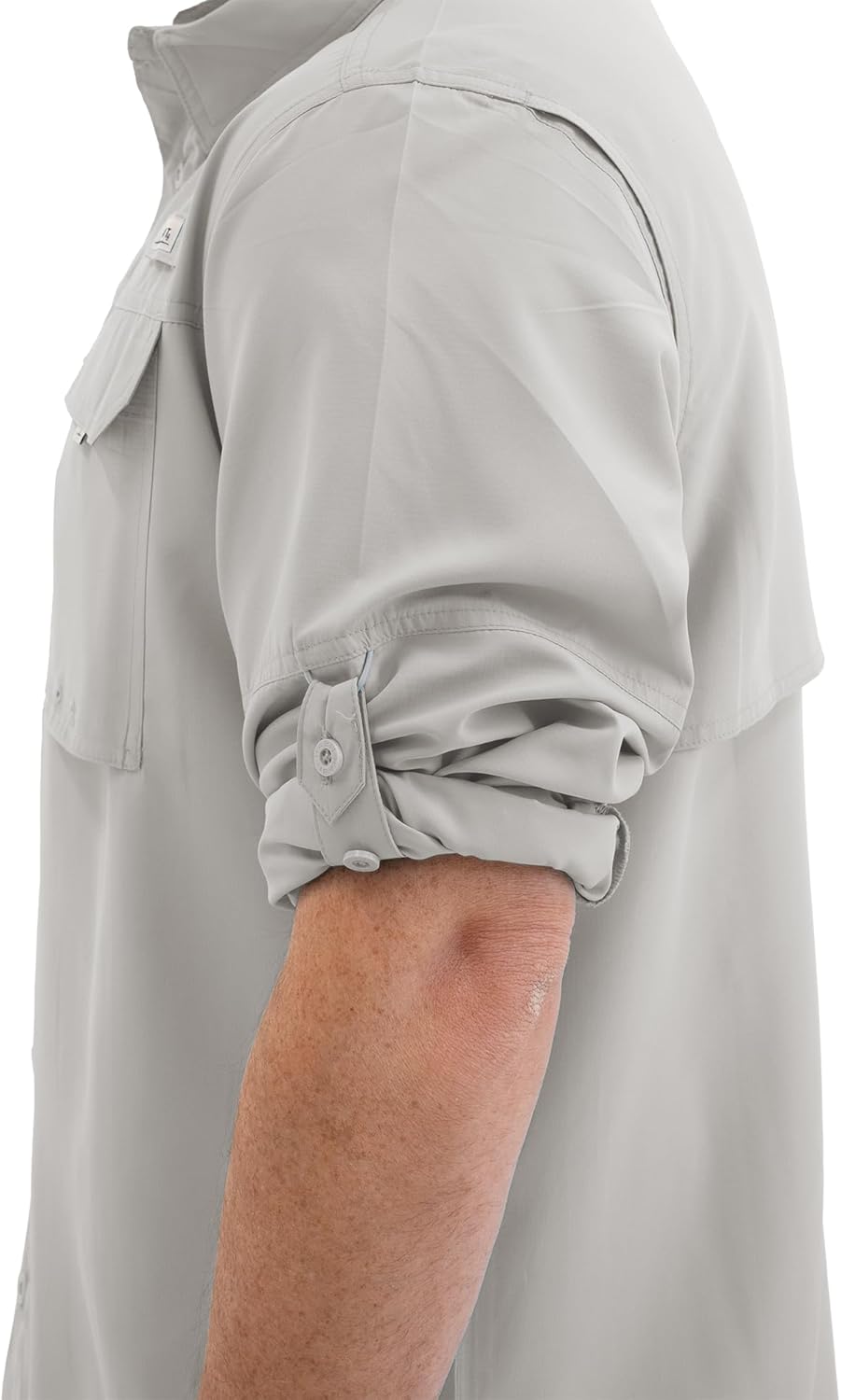 HABIT Men's Fourche Mountain Long Sleeve River Guide Fishing Shirt - UPF 40+ UV Protection - Image 5