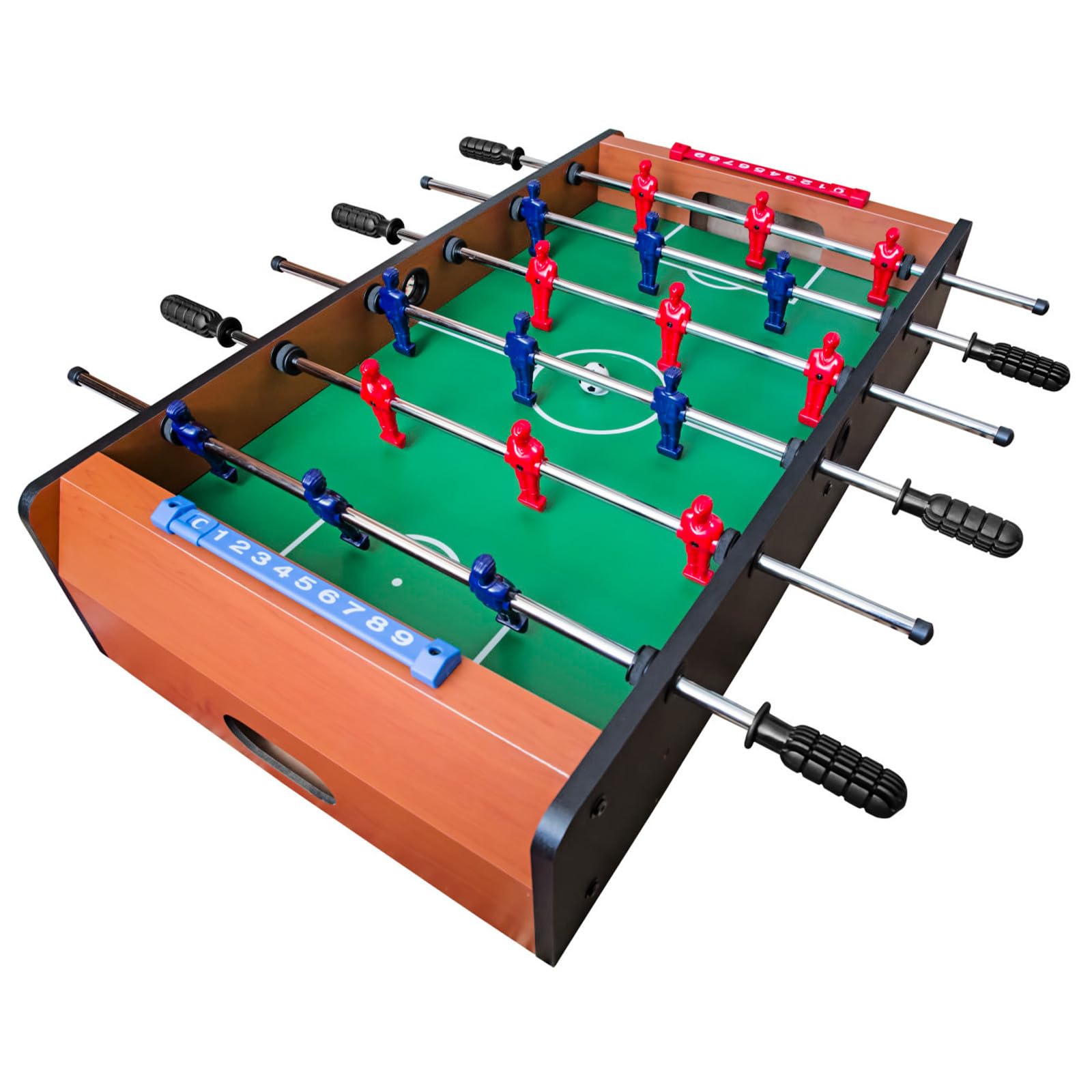 Manopole per Calcio Balilla 4 in Pvc Nero per Tavoli da 0,7m, Impugnature Resistenti All'usura Antiscivolo per Calcio da Tavolo