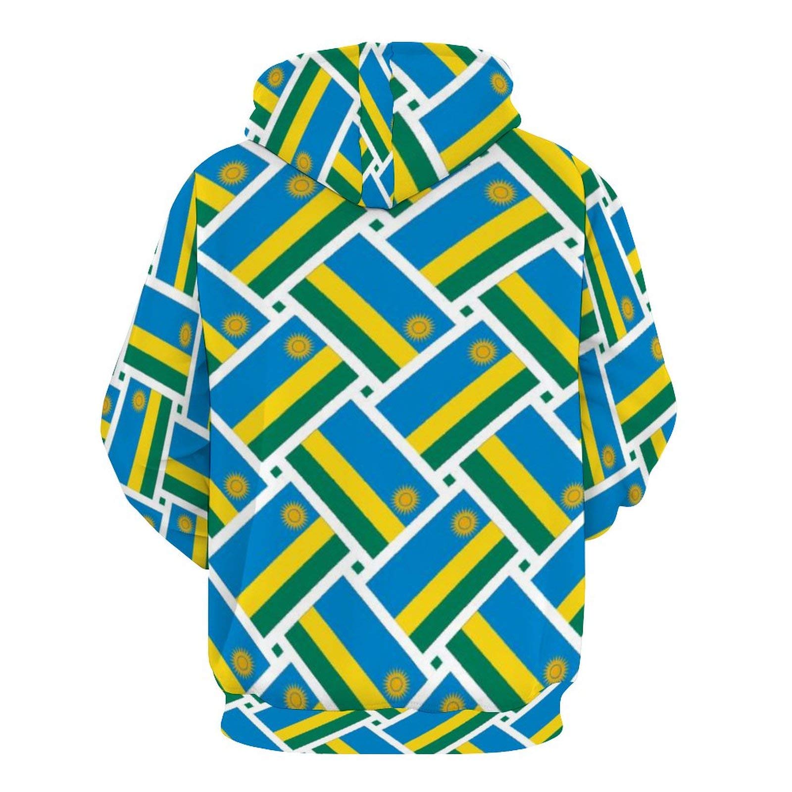 AERICKON Felpa con cappuccio unisex, a maniche lunghe, elasticizzata, leggera, autunnale, per vacanze e feste