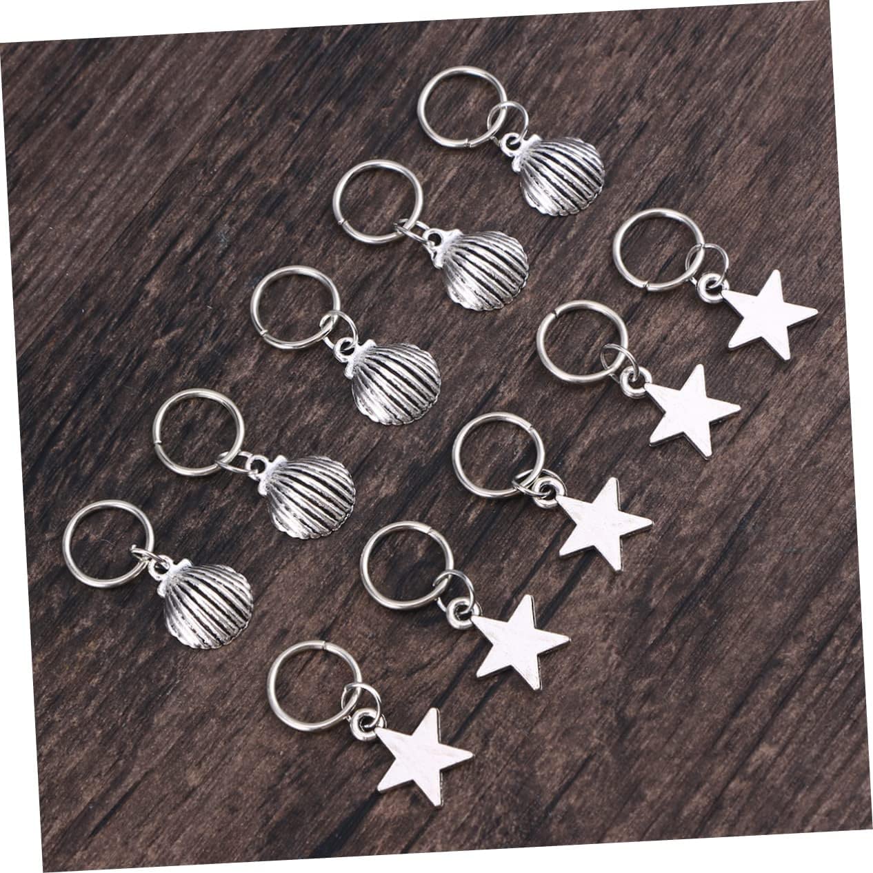 Spinki do włosów Spinki do włosów dla kobiet 105 szt. Akcesoria samochodowe Bling dla kobiet Włosy na warkocze Metalowe spinki do włosów do dredów Metalowe mankiety Pierścień do włosów Dekoracje DIY T
