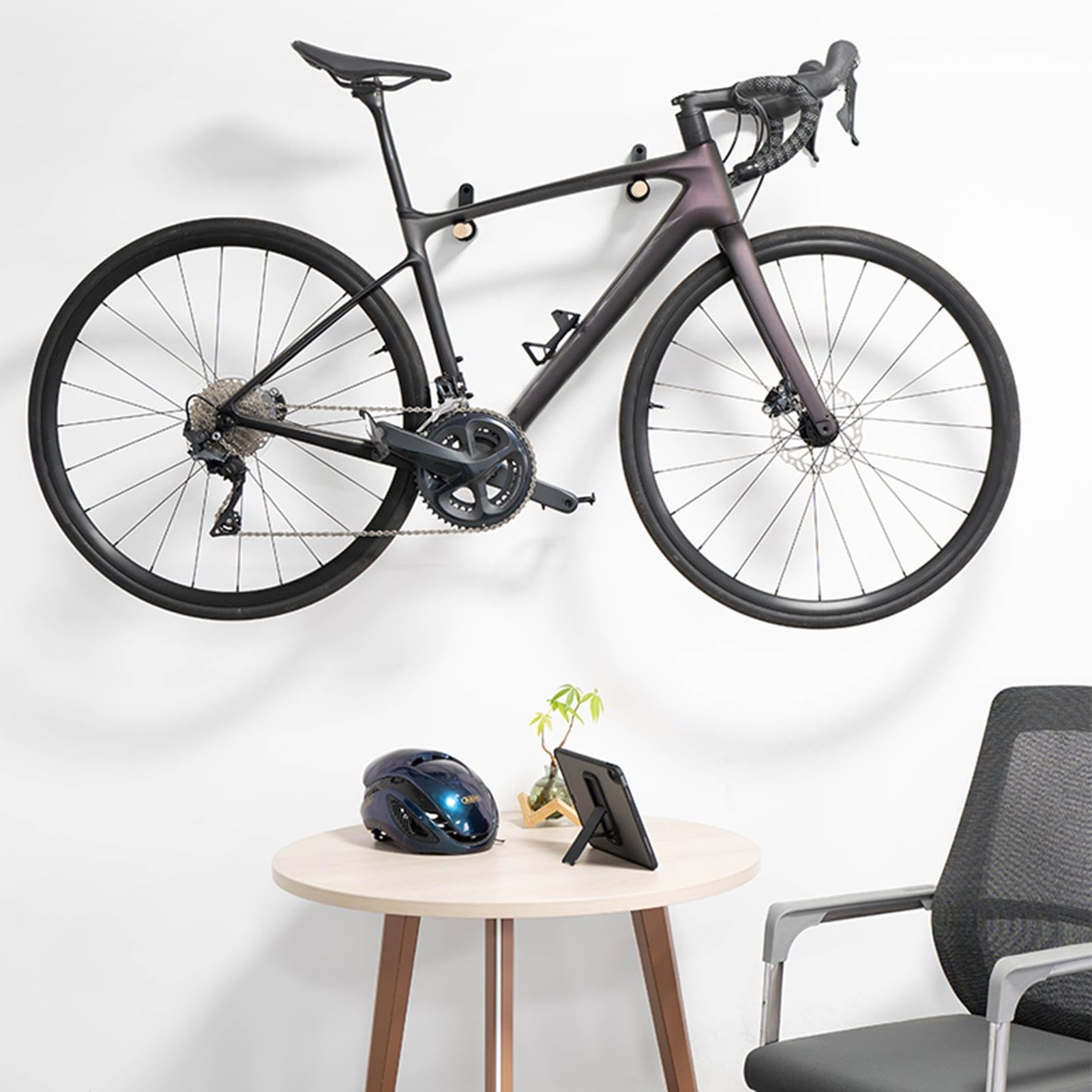 Gancio a parete per bicicletta Rastrelliera Portabici Organizzatrice | Supporto verticale da parete da bici Per casa garage officina capanno studio soggiorno balcone appartamento