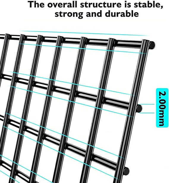 (8 Packs) Plant Protectors from Animals, 14.8 Lx14.8 Wx15.7 H Heavy-Duty Large Wire Plant Cages, Keep Rabbits Out for Vegetables, Shrubs & New Plants