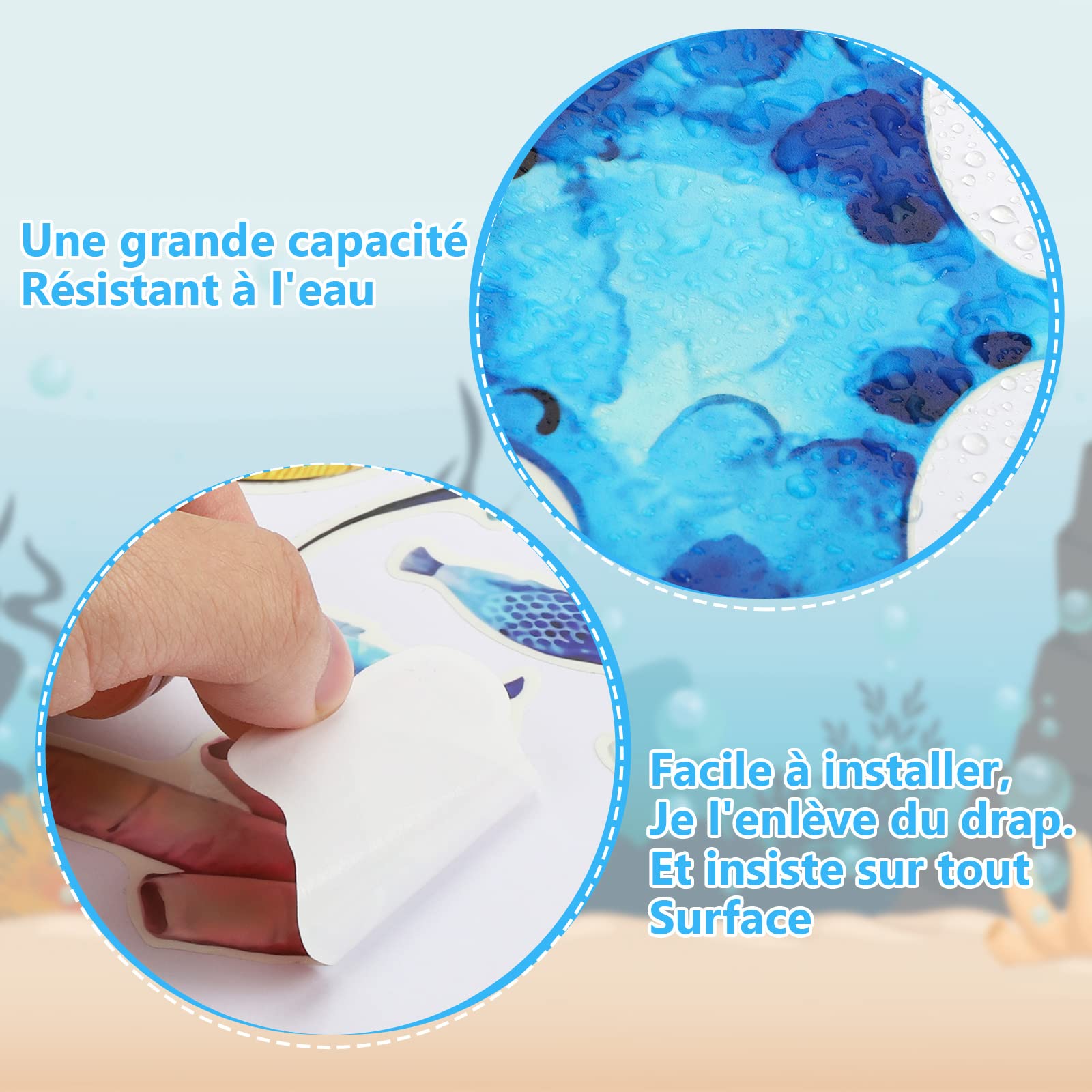 Estrellas Fluorescentes Para Techo, Luminoso Pegatinas de Criaturas Marinas Mundo Submarino per Decoración para Dormitorio Infantil