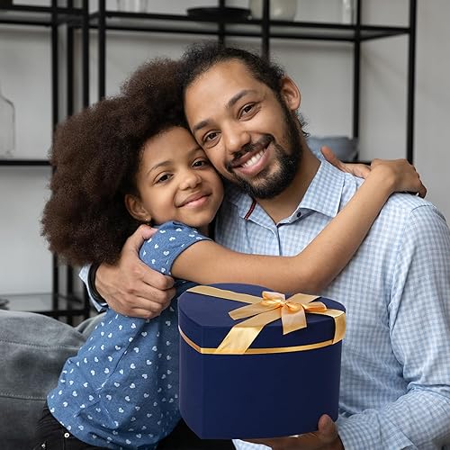 Miniatura 6 de Resurhang 4 cajas de flores para el día de San Valentín para arreglos, cajas de regalo en forma de corazón con tapas para regalo, caja de regalo de