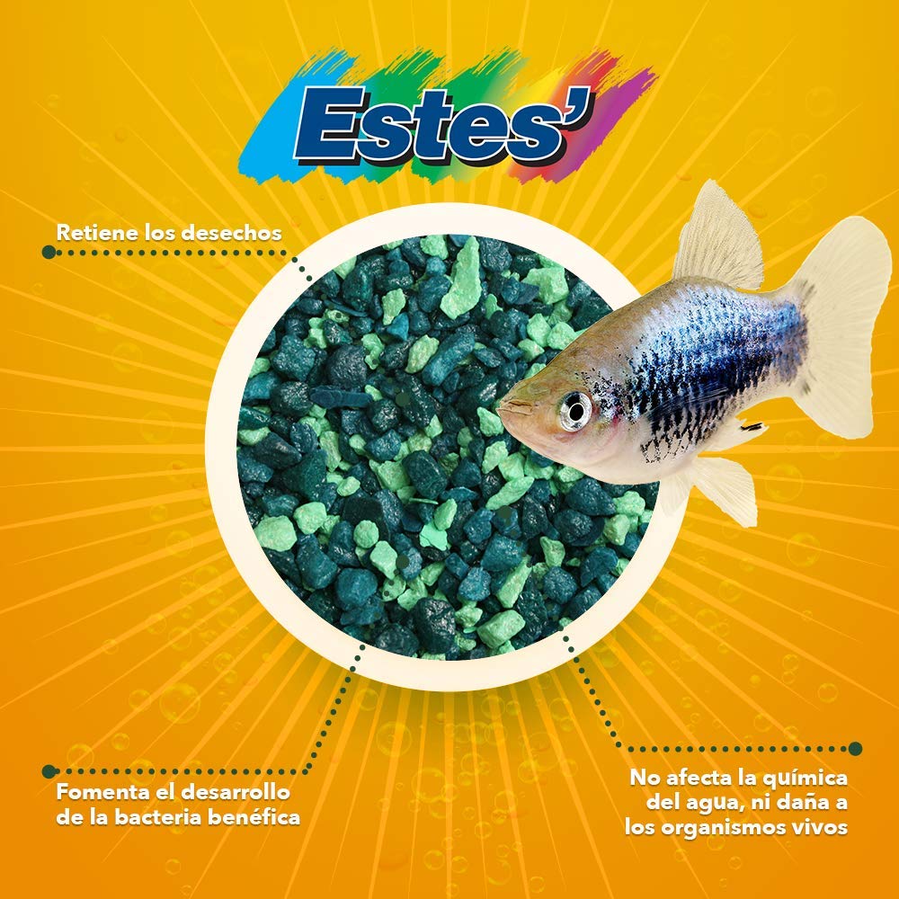 Lago Verde Acuario Grava para Acuarios de Agua Dulce, 5 Libras Bolsa