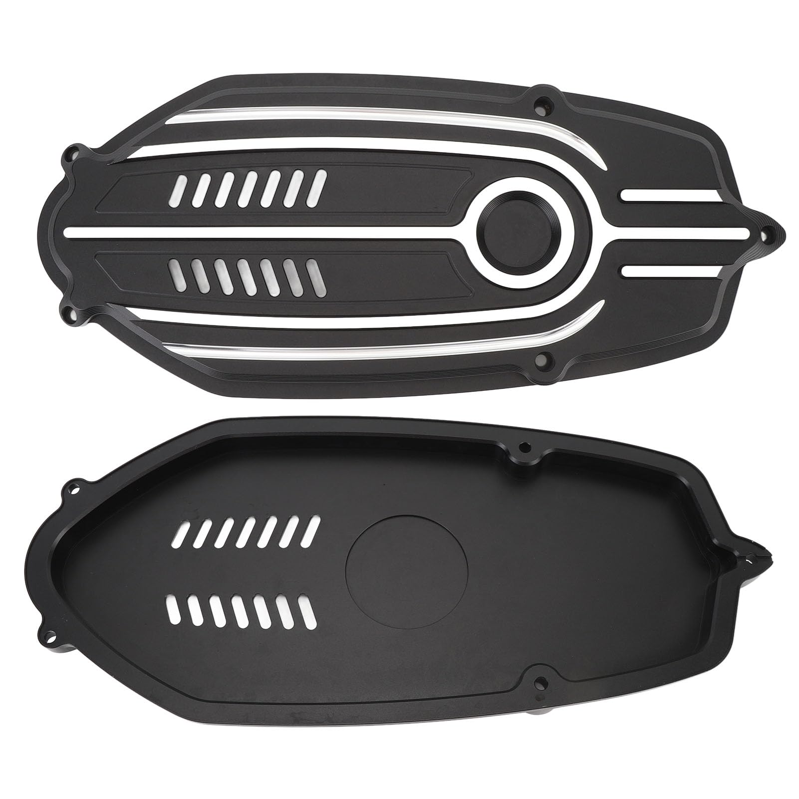 Pukłotka Przednie Silnik, Przedni Obudowa Silnika Motocyklowego Zapobiega Kolizji Aluminium Aluminium Estetyczne atrakcyjność R Ninet Racer Scrambler (BLACK)