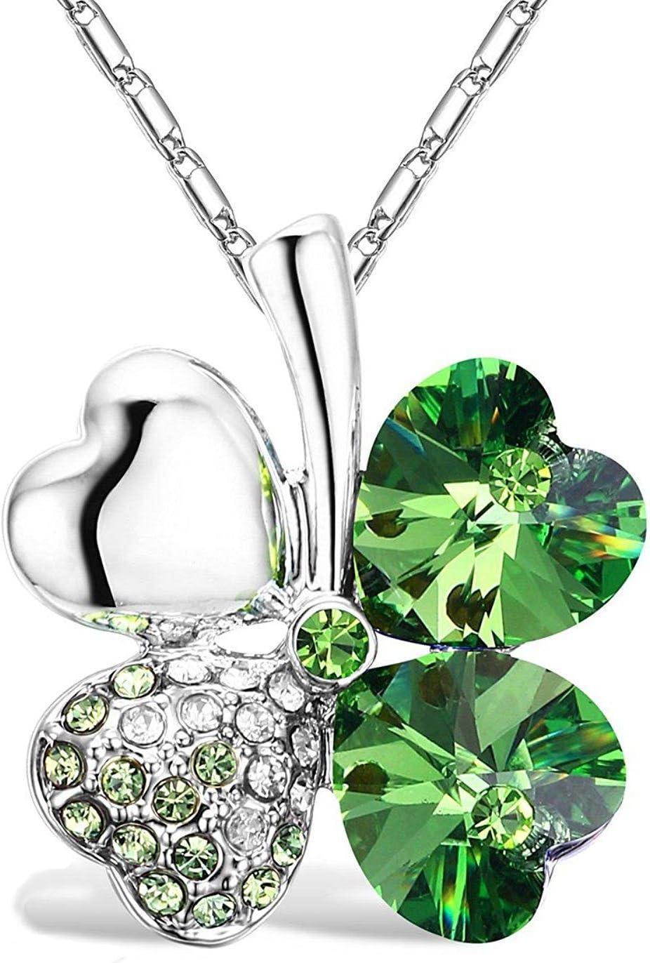 Four Leaf Clover Necklace - St.Patricks Day Earrings - Shamrock Earrings - Irish Jewelry - Bracelet