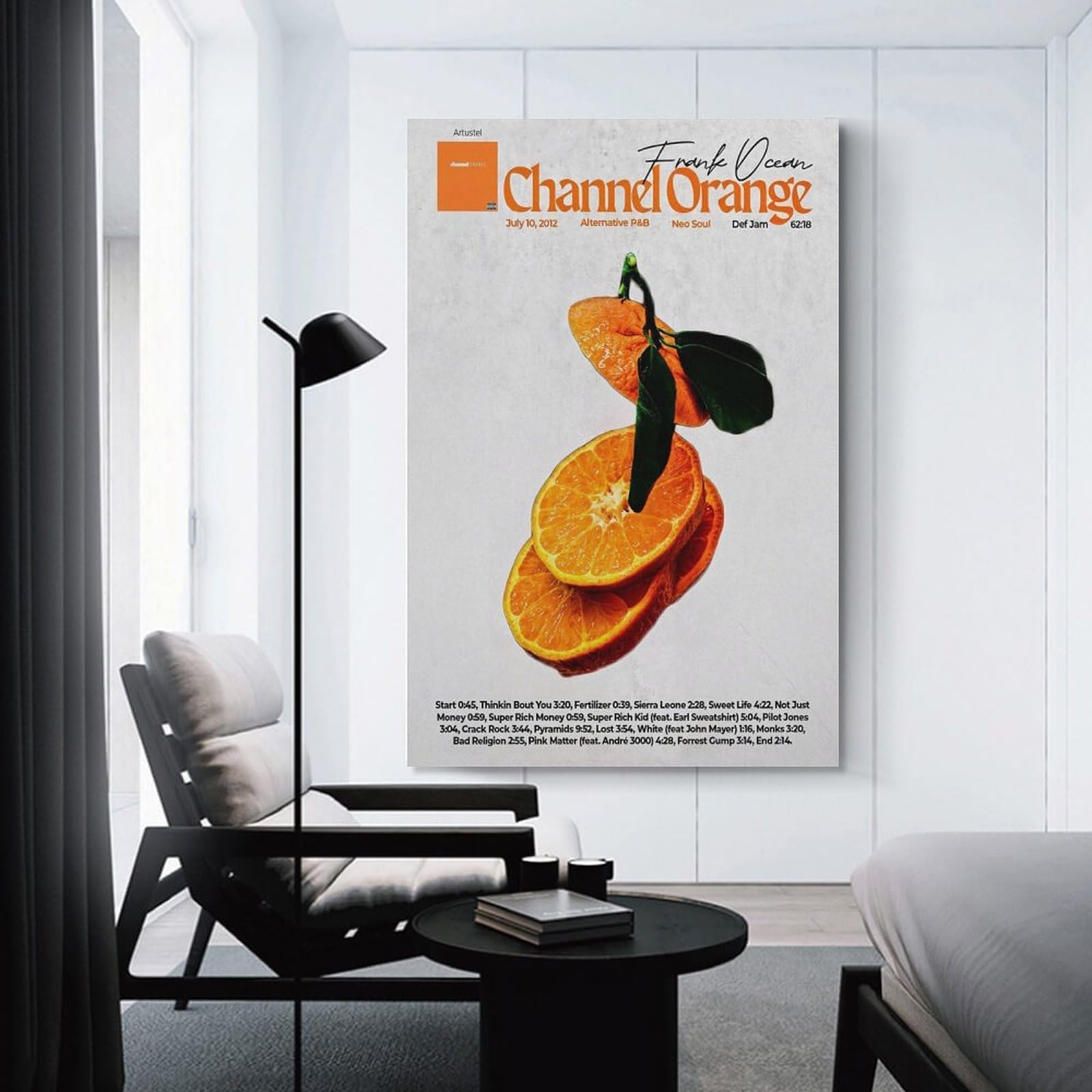 Amazon.com: Frank Ocean Channel Orange 3 Canvas Poster Bedroom