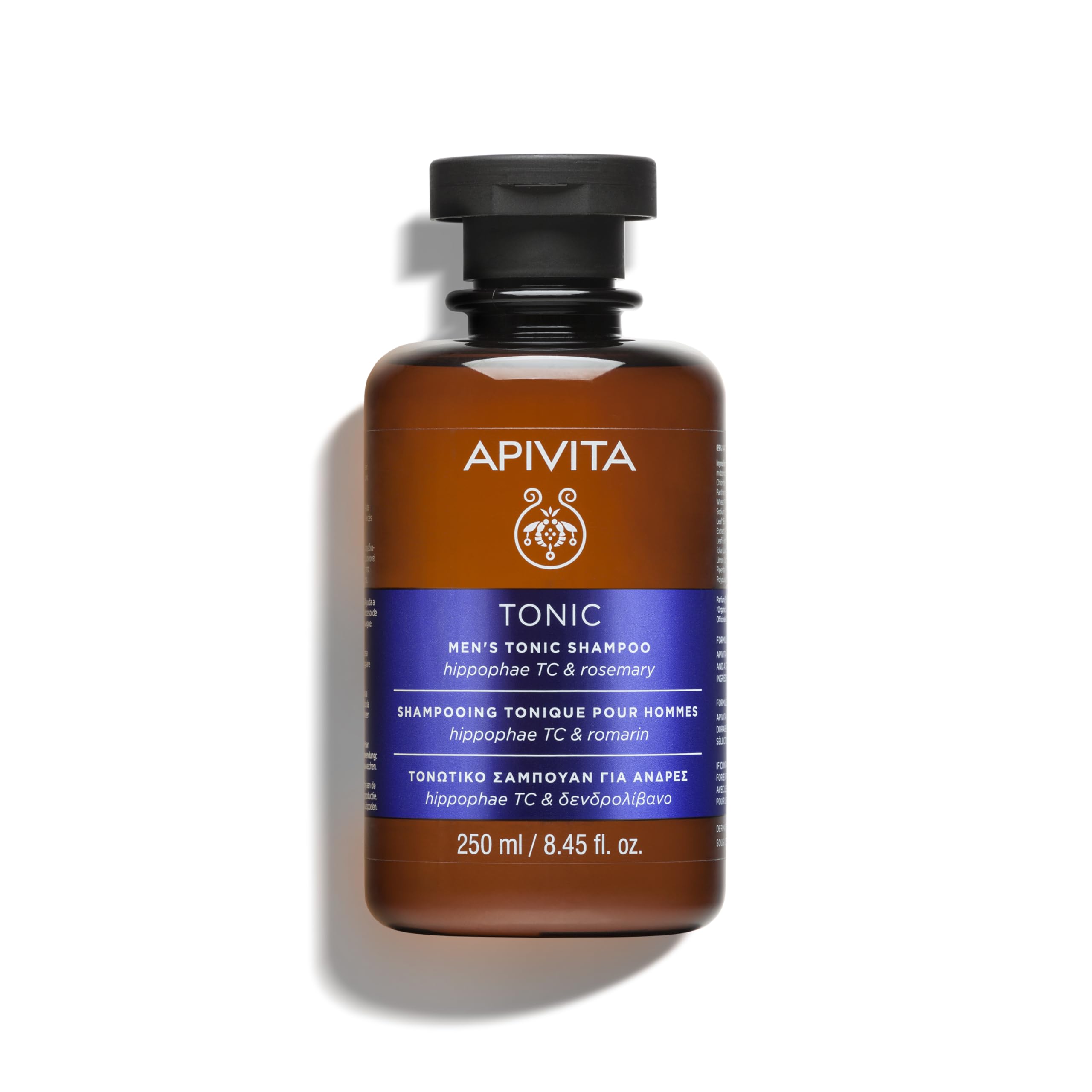 ApivitaTonic Men's Shampoo for Thinning Hair | Strengthens, Prevents Hair Thinning & Promotes Hair Growth with Hippophae Tonic Complex, Rosemary & Propolis, Silicone-Free