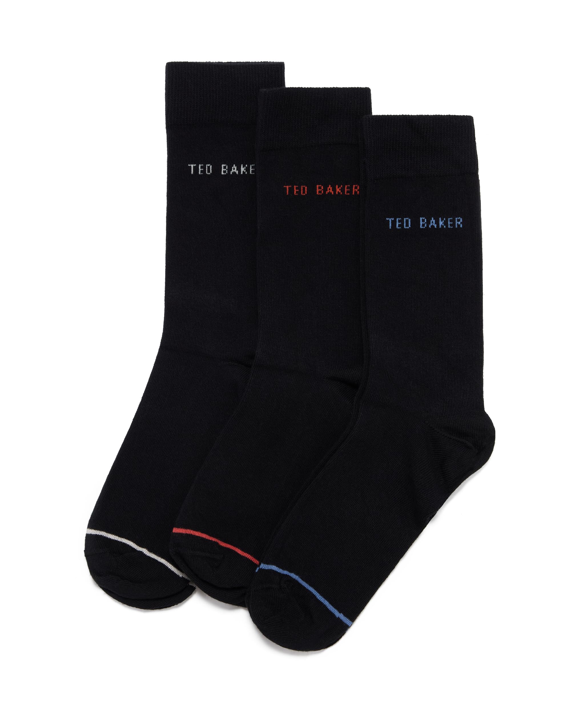 Ted Baker london blcki-three pack of ankle socks, black