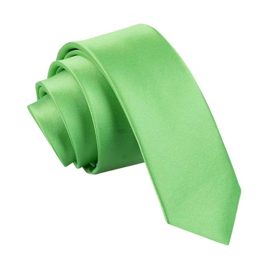 fashmade “where fashion is made” FashMade Men/Boy's Slim 14 OPTIONS Formal/Casual Look Satin Tie 2inch Broad OPEN TO VIEW 14 OPTIONS/COLORS-picture-46