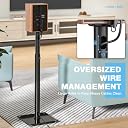 Audiovan Universal Floor Speaker Stands Bookshelf Speaker Stand with Cable Management Holds 10kgs (SK1002) gallery image