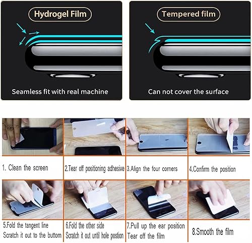 Miniatura 8 de UEEBAI Protector de pantalla para Samsung Galaxy S21 FE 5G, 3 unidades cobertura completa película flexible transparente HD compatible con fundas