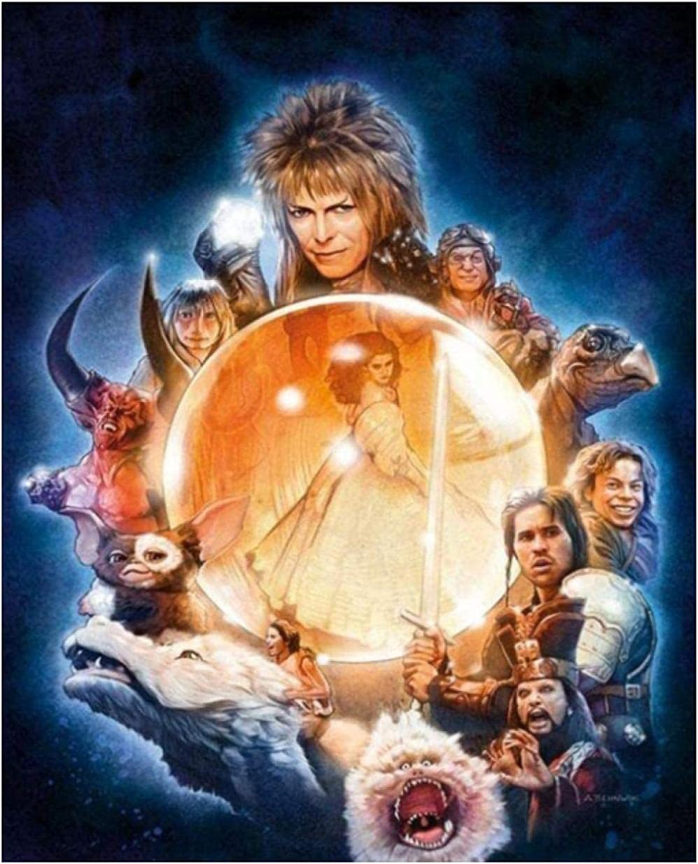TOSSPERPuzzles 1000 Pieces Paper Assembly Picture Labyrinth Film Poster for Adults Games Educational Toy