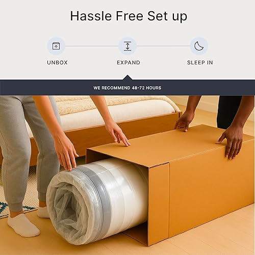 Miniatura 5 de Signature Design by Ashley Colchón híbrido Chime de tamaño completo de 10 pulgadas de firmeza media con espuma viscoelástica de gel refrescante para