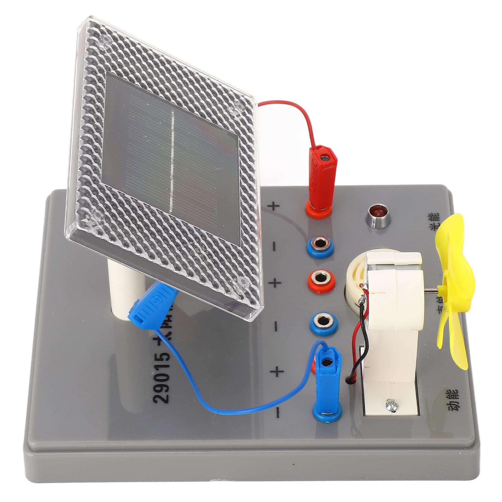 Solar Cell Experiment Equipment, Construction, Solar Energy to Electricity, Music Sounder and Motor, Easy Operation, Premium Material