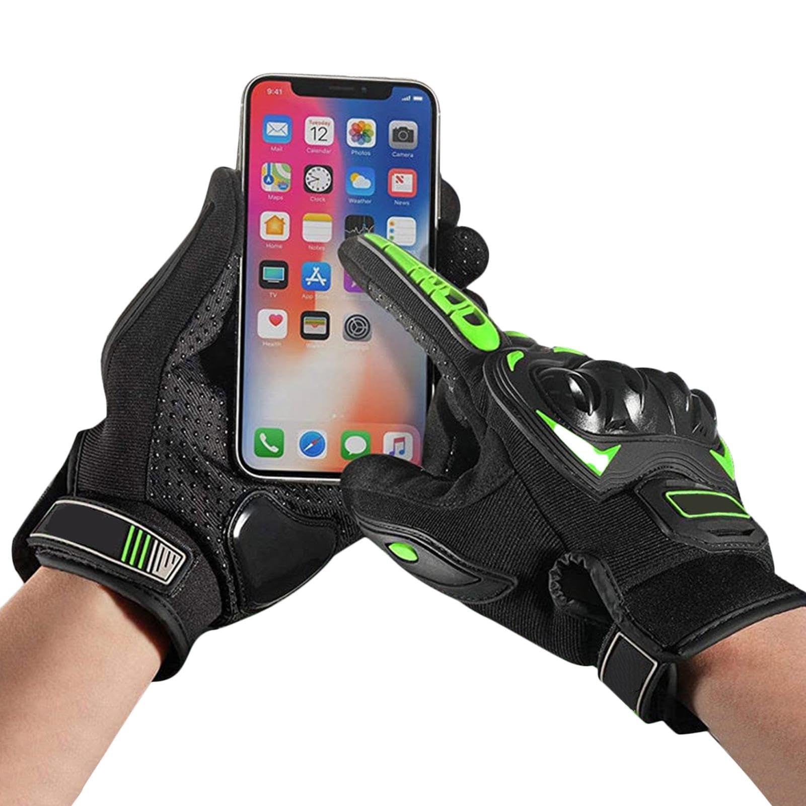 Gants Moto Femmes Coque Rigide – Écran Tactile, Dragonne Réglable, Protection Articulations, Conduite Sécurisée