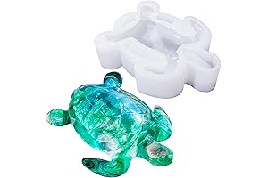 3D Turtle Shape Silicone Resin Molds for DIY Crafts