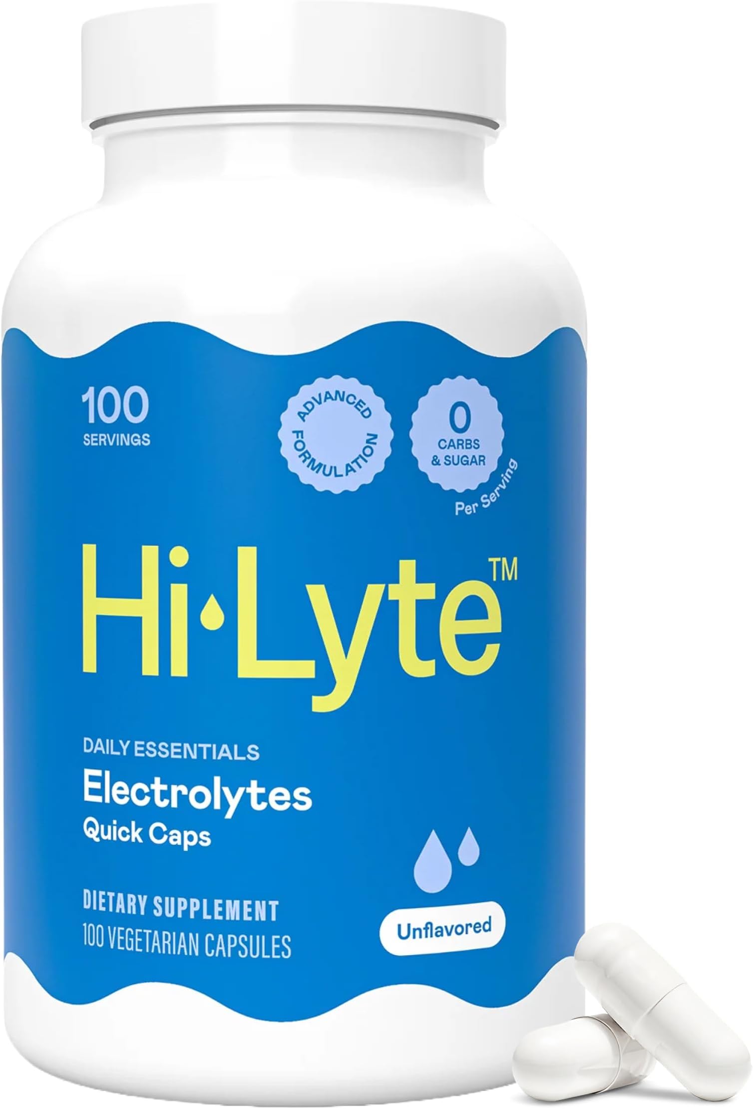 Electrolyte Replacement Tablets for Rapid Rehydration | Stops Cramps & Gentle on Stomach | Magnesium, Potassium, Sodium & Zinc + |100 Capsules