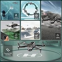 CHUBORY A68 WiFi FPV Drón Kezdőknek HD Kamerával, Kefenélküli Motorral, Automata Lebegéssel, 3D Flip Funkcióval, 2 Akkumulátorral és Hordtás 6