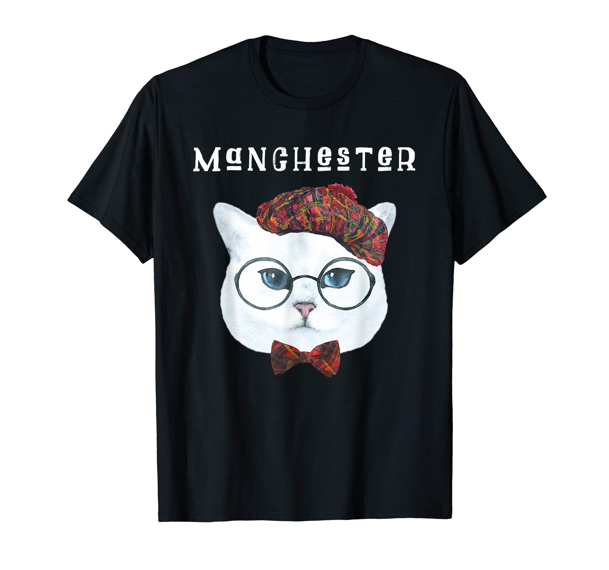 CaxManchester Cat Lover Cotton T-Shirt