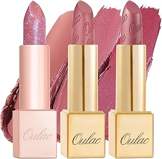Oulac Juego de lápices labiales para mujer, 3...