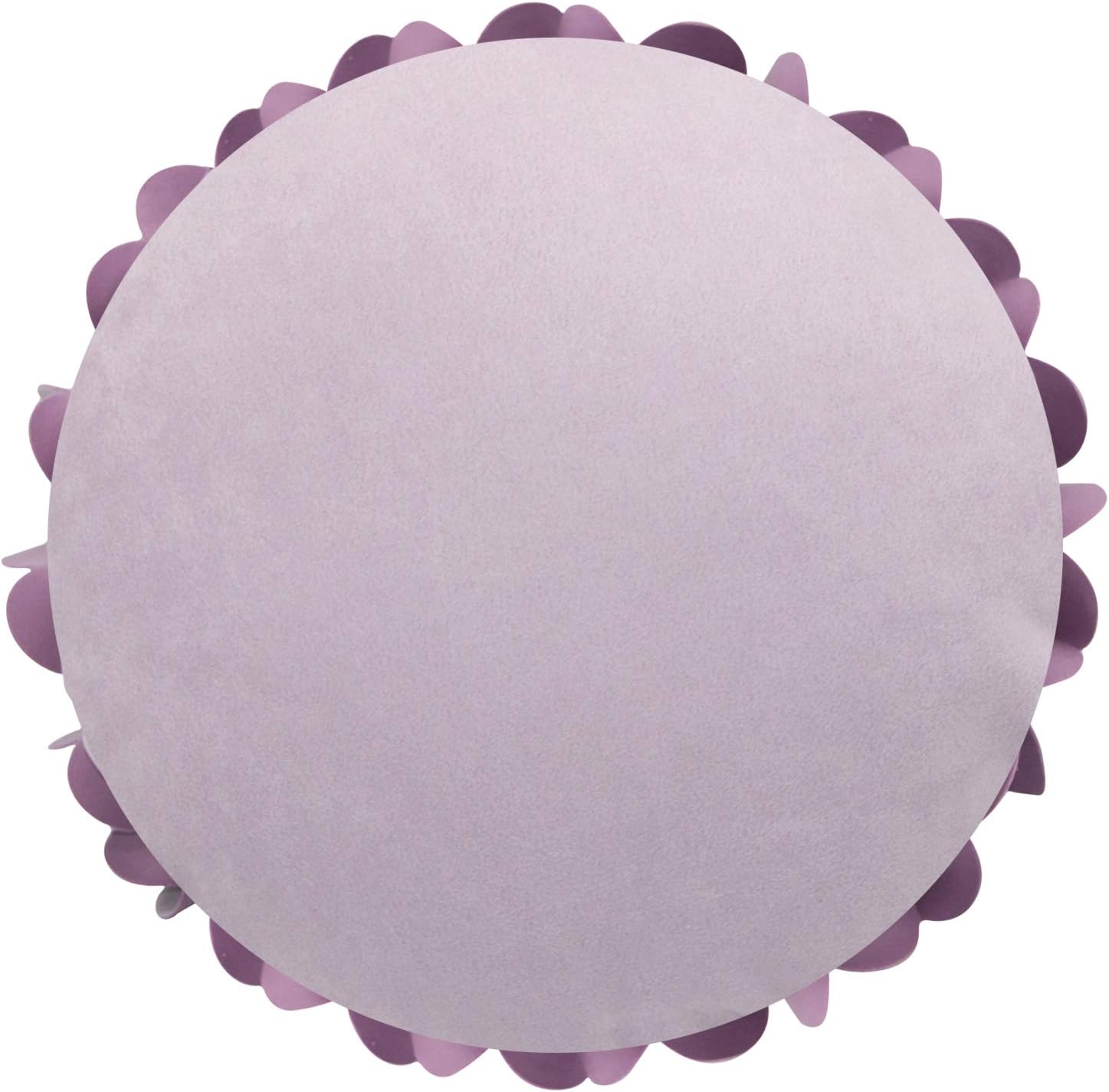 Contempo Lifestyles Flower Pillow – Decorative Pillow 3D Round Throw Pillows for Home Décor – Handmade Sweetheart Flower Pillow for Bed & Couch-Sunflower Pillow - 13 Inch Lilac