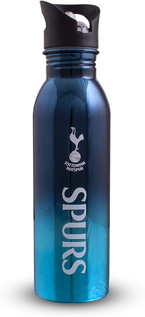 Tottenham Hotspur 700ml Stainless Steel UV coated Sports Bottle,Blue/Navy