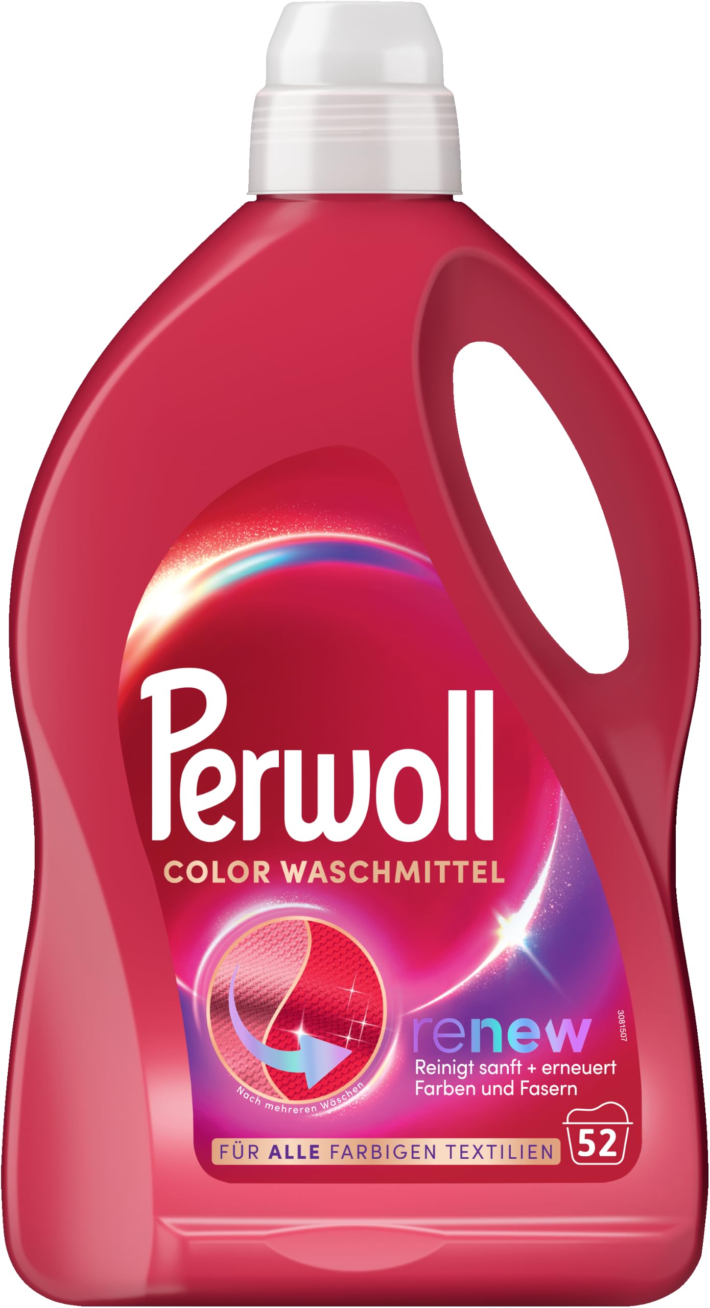 Perwoll Renew Color Waschmittel (52 Waschladungen), Feinwaschmittel reinigt sanft und erneuert Farben und Fasern, für alle farbigen Textilien, Color Waschmittel mit Dreifach-Renew-Technologie Drogerie & Körperpflege