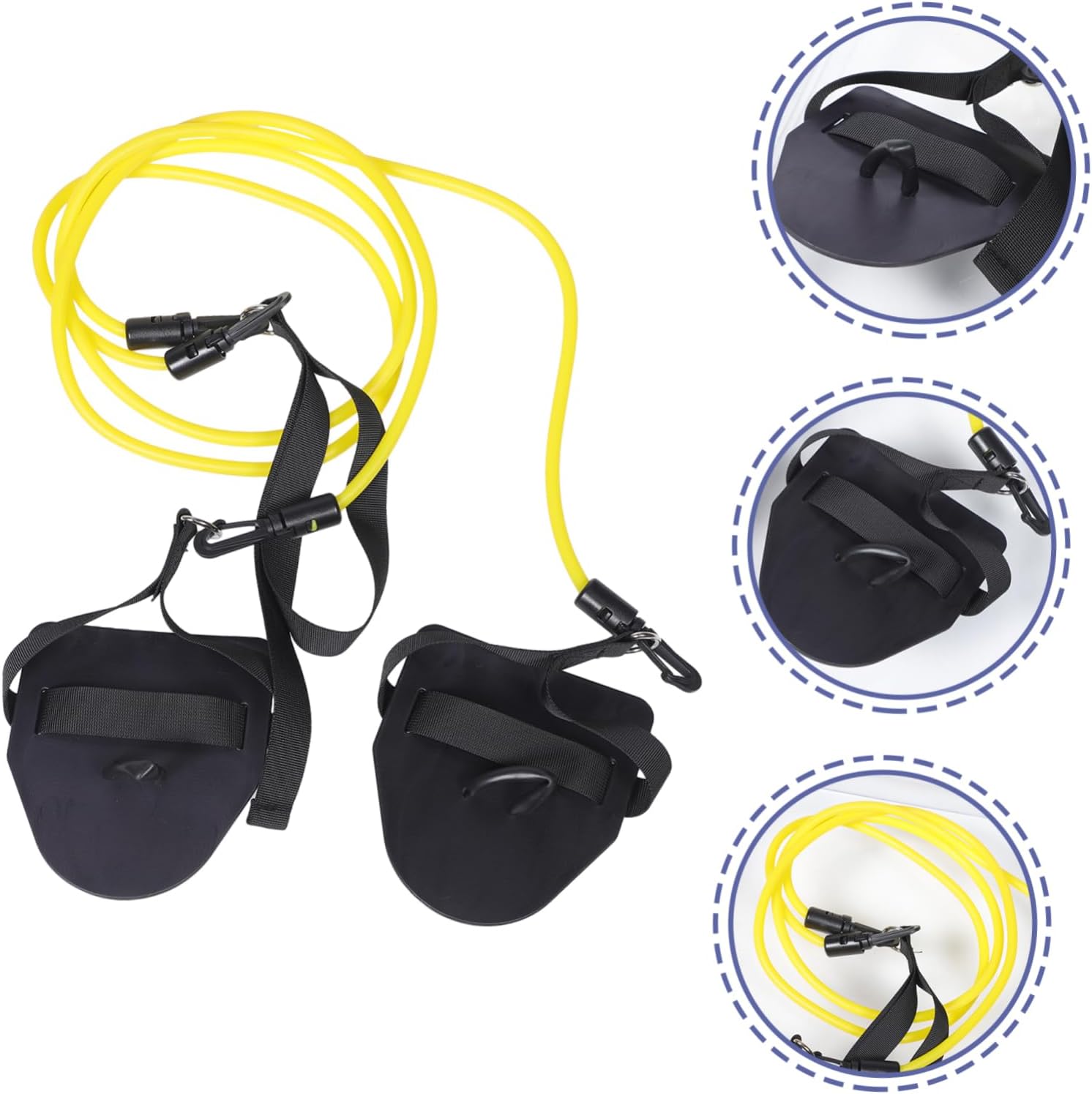 2pcs Elastic Band Swimming Lessons Resistance Wire Bungee Cord Swim Training Belt Swim Band Resistance Band Swimming Equipment Swimming Training Belt Swim Resistance Bands