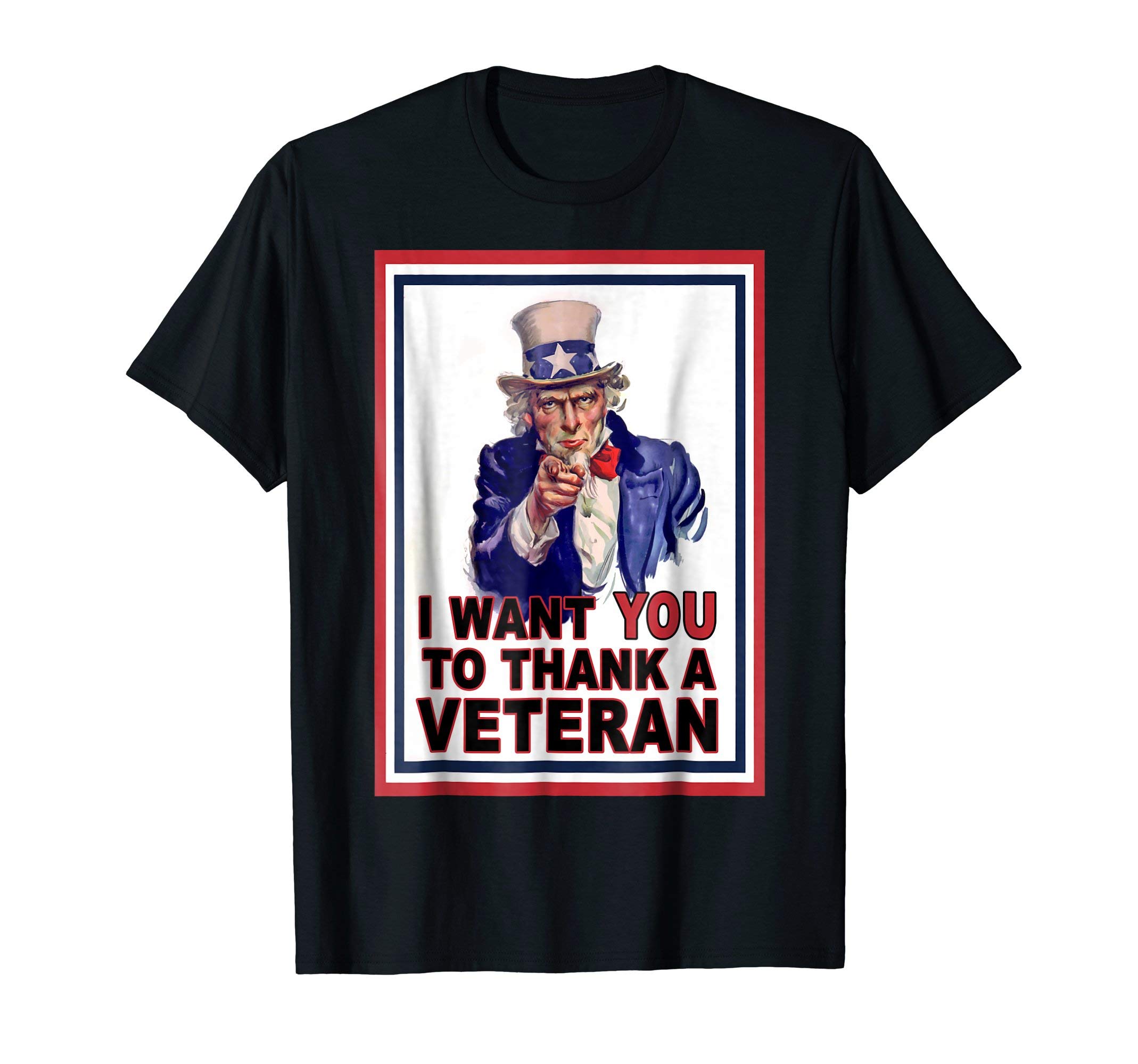 Uncle Sam Thank A Veteran T-Shirt