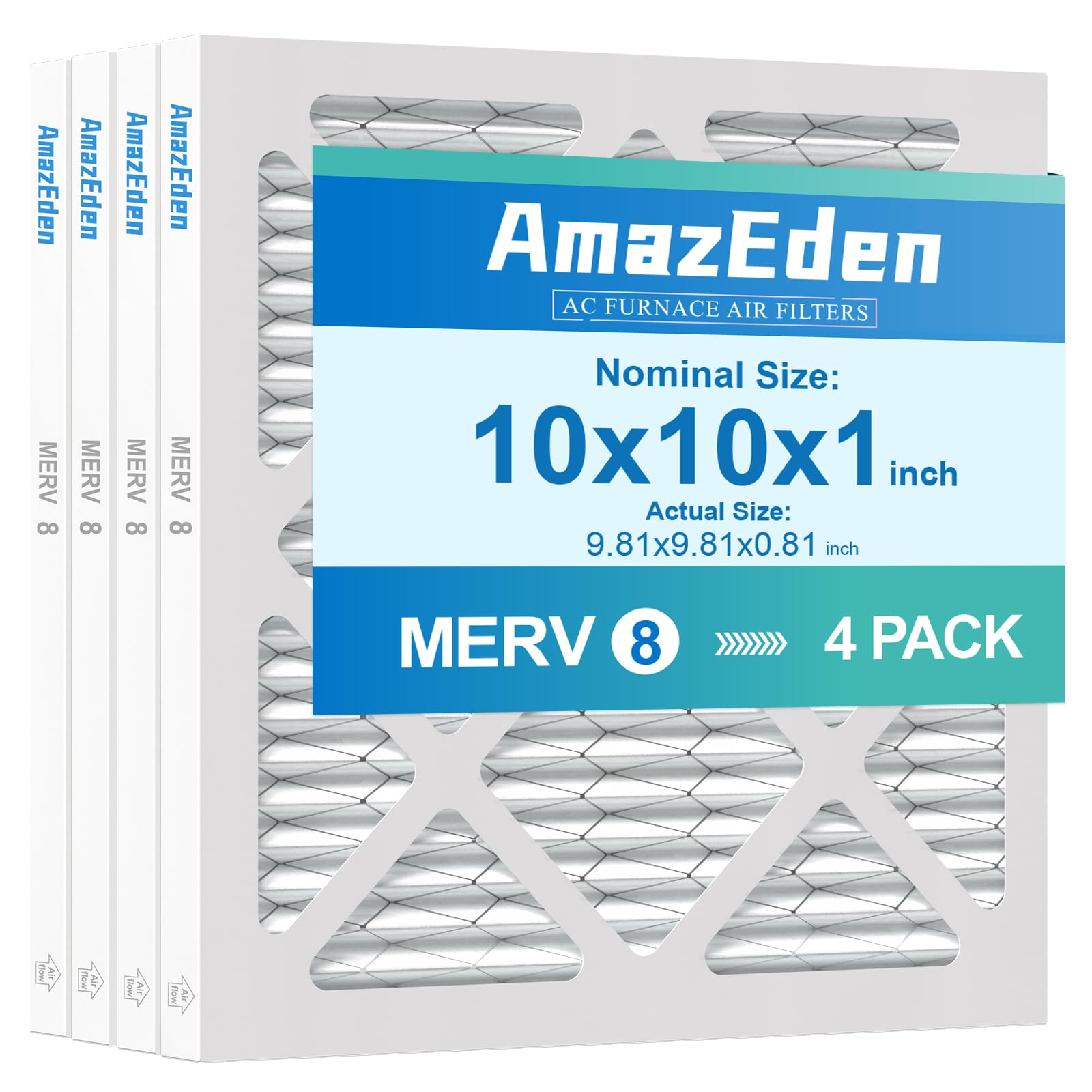 AmazEden MERV 8 10x10x1