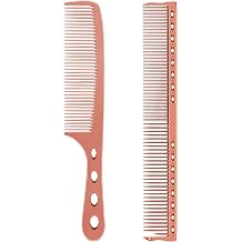 Hair Comb Set for Hair Salon Barber Hair Styling Rose Gold Set of 2