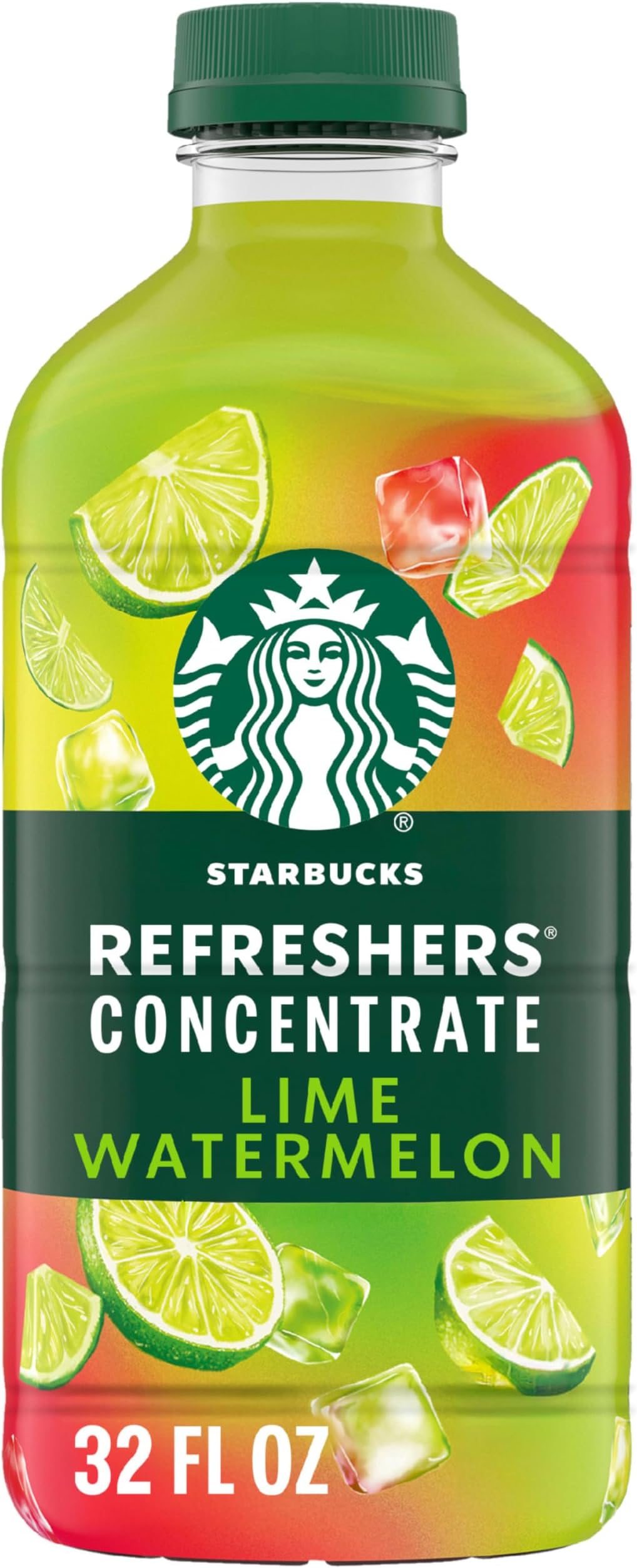 Refreshers Concentrate Lime Watermelon, Refreshing Drink, Cold Drinks 32 fl oz