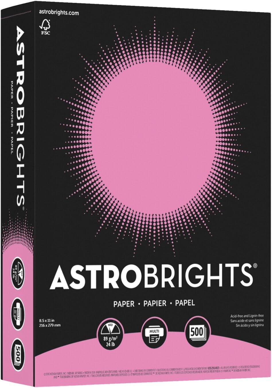 Astrobrights Copy Paper, 81/2 x 11 Inches, 24 lb, Pulsar
