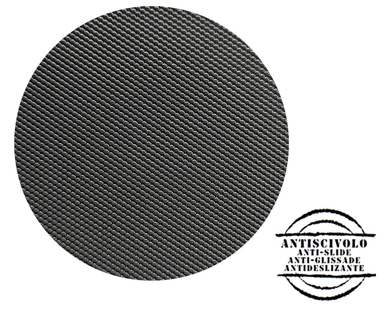 emmevi Tappeto Cucina Gomma Pvc Moderno Sagomato Antimacchia Stampa Digitale HD Caffè Cuori 50x240 cm