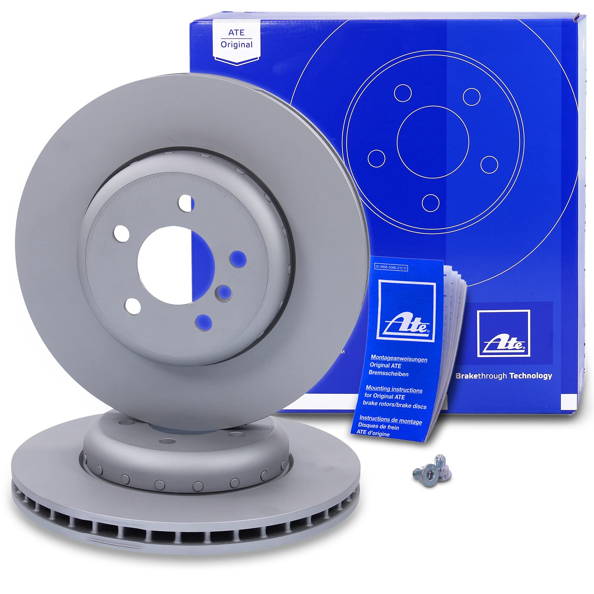 ATE 24012402012 Disque de Frein, Set de 2