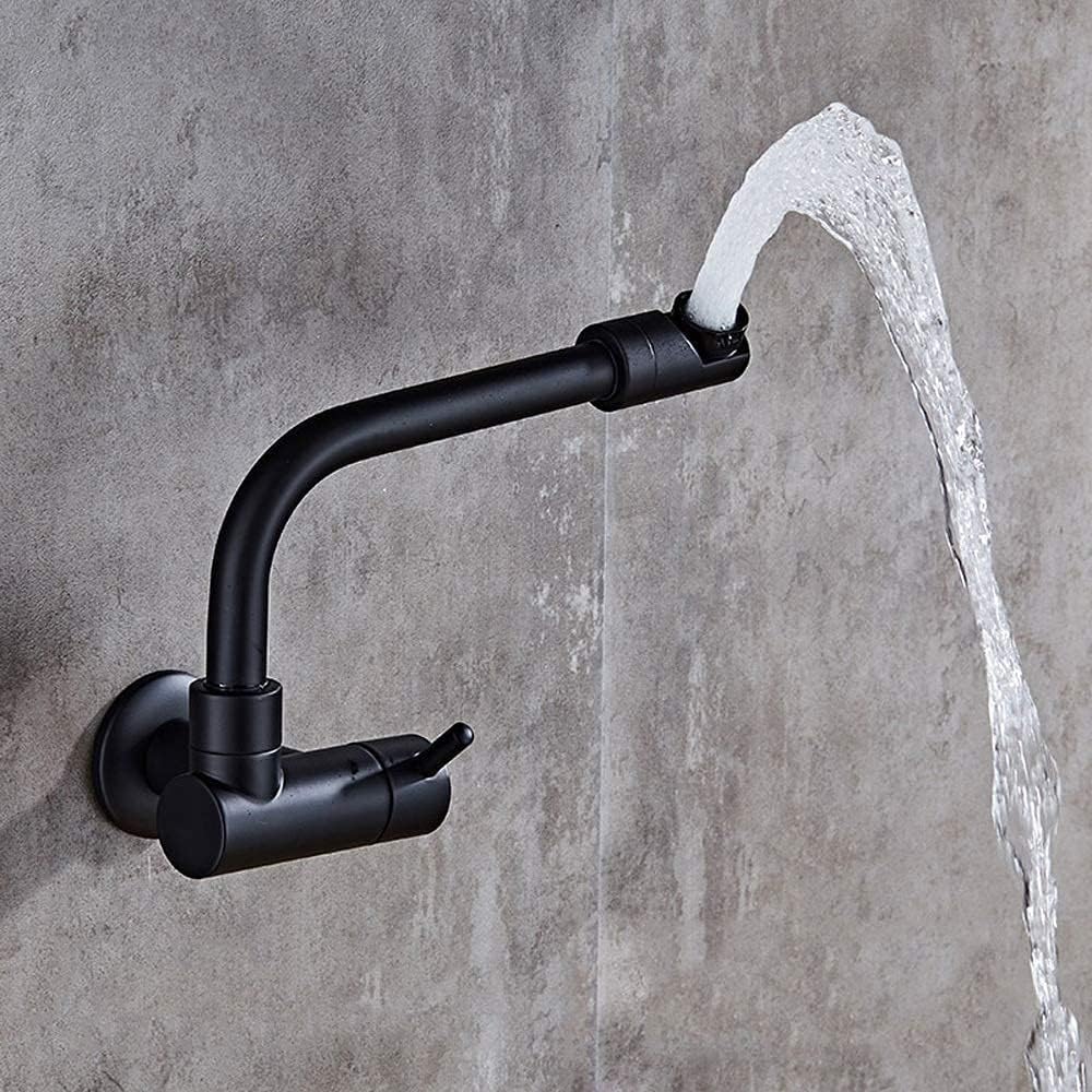 -Taps,Faucets,Single Cold Faucet Mop Pool Rotating Taps Copper Thick Water-Tap/35Cm(22Cm)