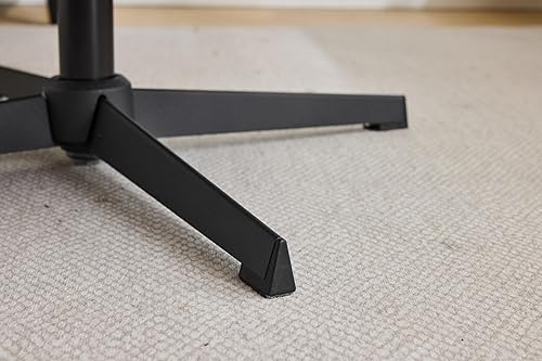 Miniatura 5 de VINGLI Silla Bloom, cómoda silla de escritorio de oficina en casa, sin ruedas, reposabrazos acolchados, silla estética con respaldo, rodamiento