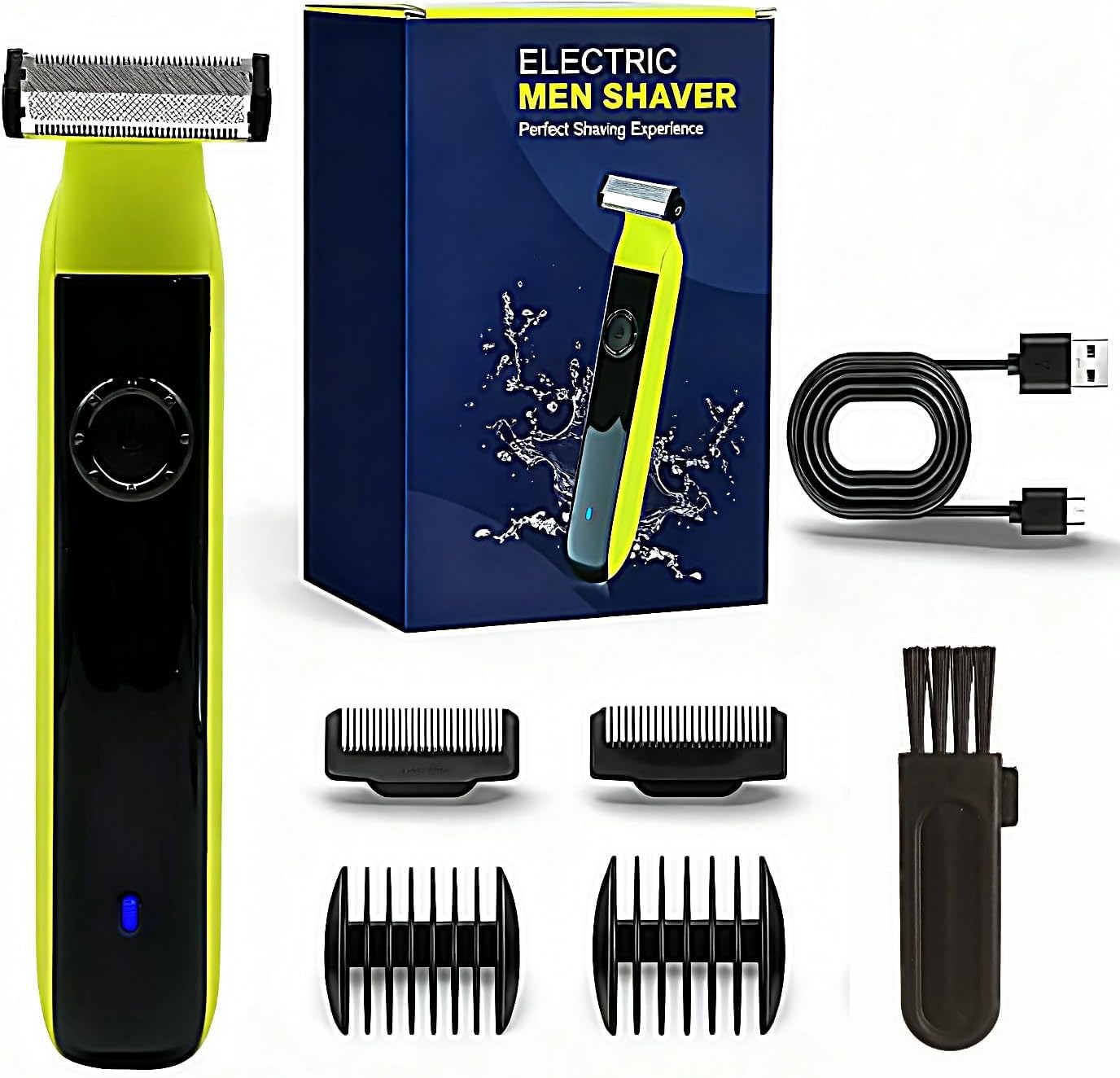 Aparador de barba masculino - aparador de barba híbrido impermeável masculino e corporal