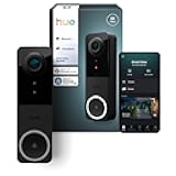 PHILIPS Hue Secure Wired Video Doorbell, 2K Resolution, Wide Angle View, Notifications, Doorbell Camera with Integrated Hue Lights, Two-way Audio, Infrared Night Visibility, Black