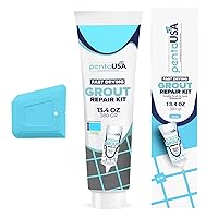 Vista 15 de PentaUSA Lechada para Azulejos - Reparaciones de Relleno de Lechada Grande, Kit de Reparación de Lechada de Secado Rápido, Fórmula Inodora - Incluye