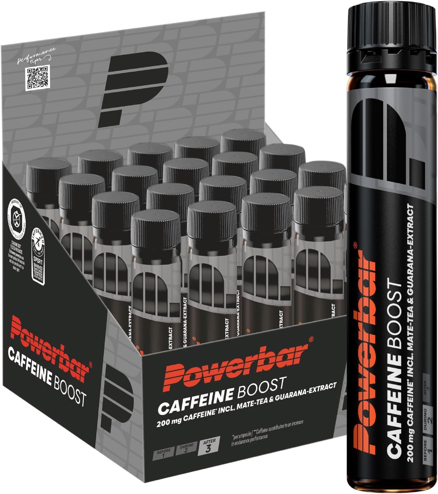 – Powerbar - Black Line - Caffeine Boost - 20x25ml - 200mg Caffeine