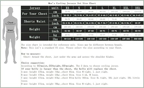 Miniatura 3 de JPOJPO hombres ciclismo Jersey conjunto,Bicicletas ropa pro equipo manga corta MTB bicicleta ropa ciclismo ciclismo