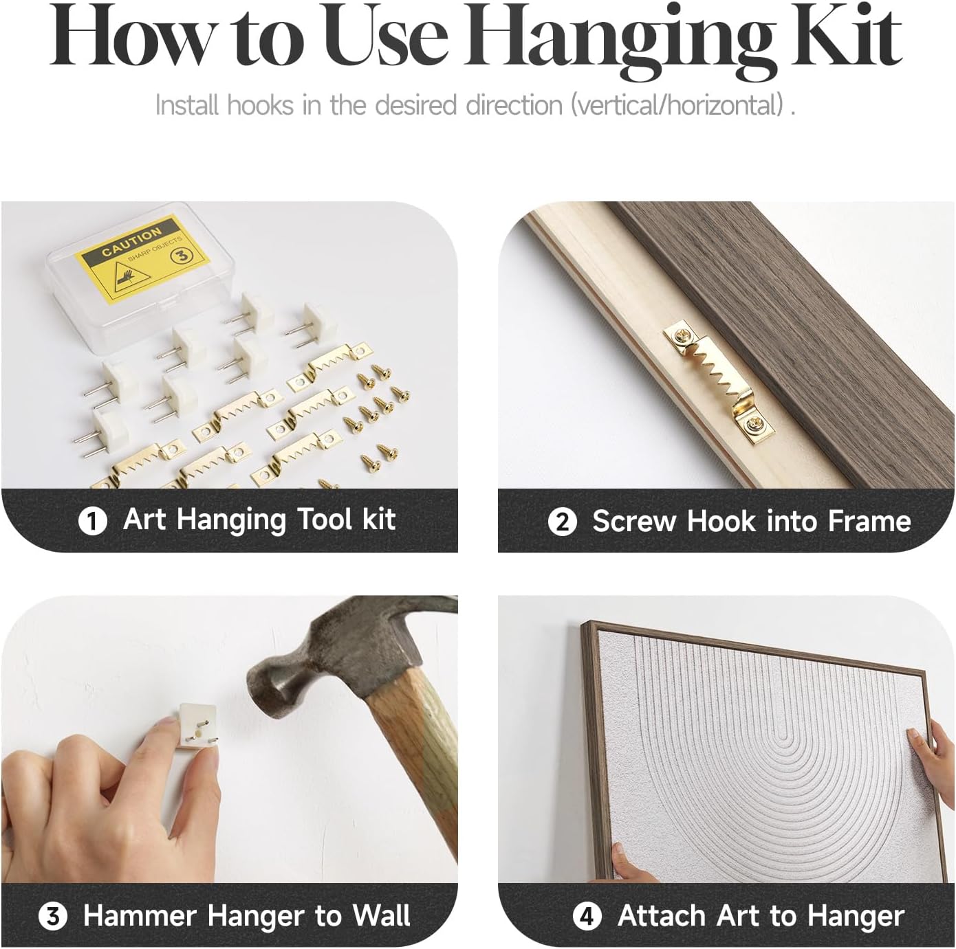 Framed Large Boho Neutral Abstract Wall Art for Living Room, Black Beige Sun and Moon Paintings Prints for Hallway Office, Set of 3 Piece Modern Minimalist Canvas Artwork Pictures 24x36 Inch