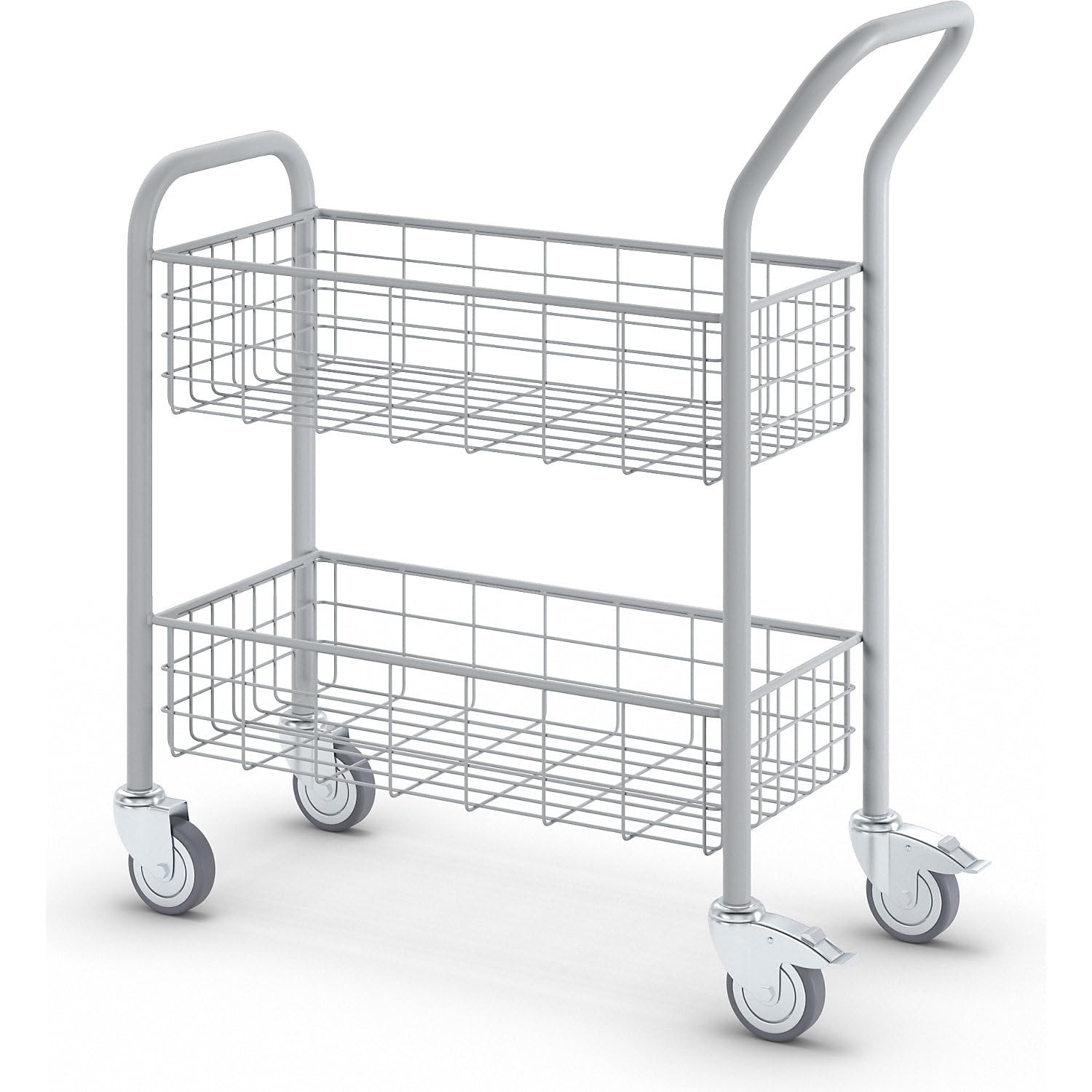 eurokraft | Postverteilwagen | 2 Ladeflächen | Tragfähigkeit 200 kg