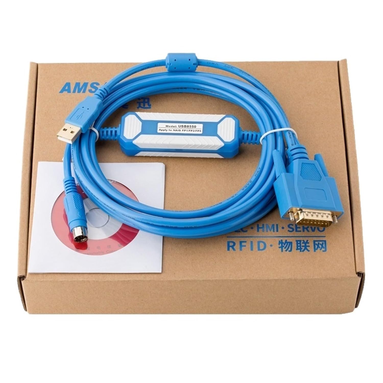Suitable for FP1 FP3 FP5 Series PLC Programming Cable Data Cable Download Cable usb-afp8550