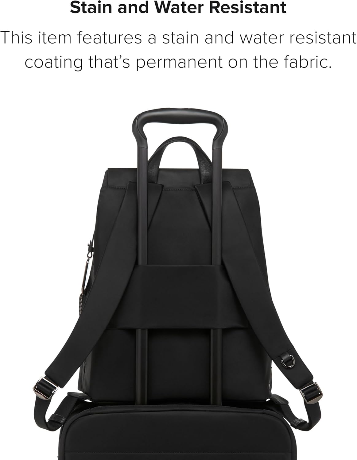 TUMI - Voyageur Ramsay Backpack - Women's Fashion Bag for Travel, Business, Work - Fits up to 14" Laptop - 15.0" X 11.8" X 6.0" - Black/Gunmetal - Image 5