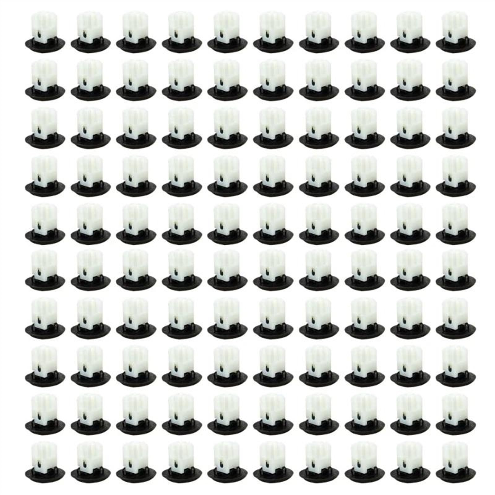 Accessoires de Voiture Clips De Fixation De Pare-Chocs De Voiture, Rivet De Retenue De Panneau De Porte, Doublure De Moulage Universelle pour BMW X1 X3-X5(100pcs)