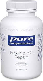 Pure Encapsulations Betaine HCl Pepsin | Digestive Enzyme Supplement for Digestive Aid* | 250 Capsules